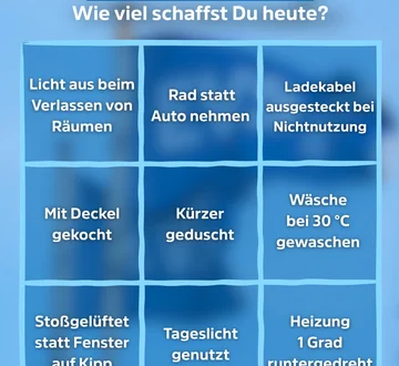 Social Post: Wie viele schaffst Du heute? ⚡️✅

Kleine Gewohnheiten können im Alltag...