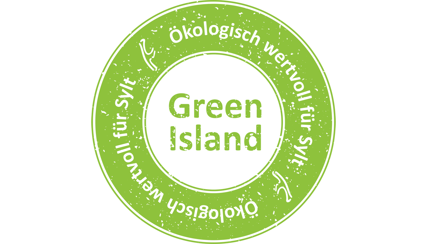 Grünes, rundes Siegel: Green Island, ökologisch wertvoll für Sylt